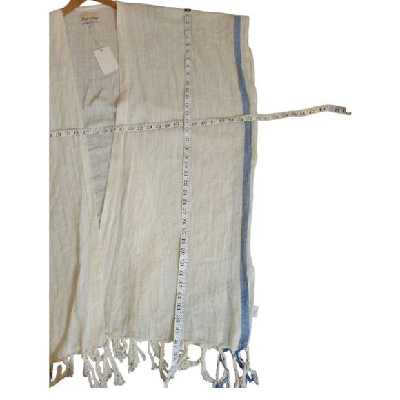 NWT RAYS FOR DAYS  THE COCO CABANA SWIM COVERUP KIMONO WITH FRINGE OS - Picture 9 of 11